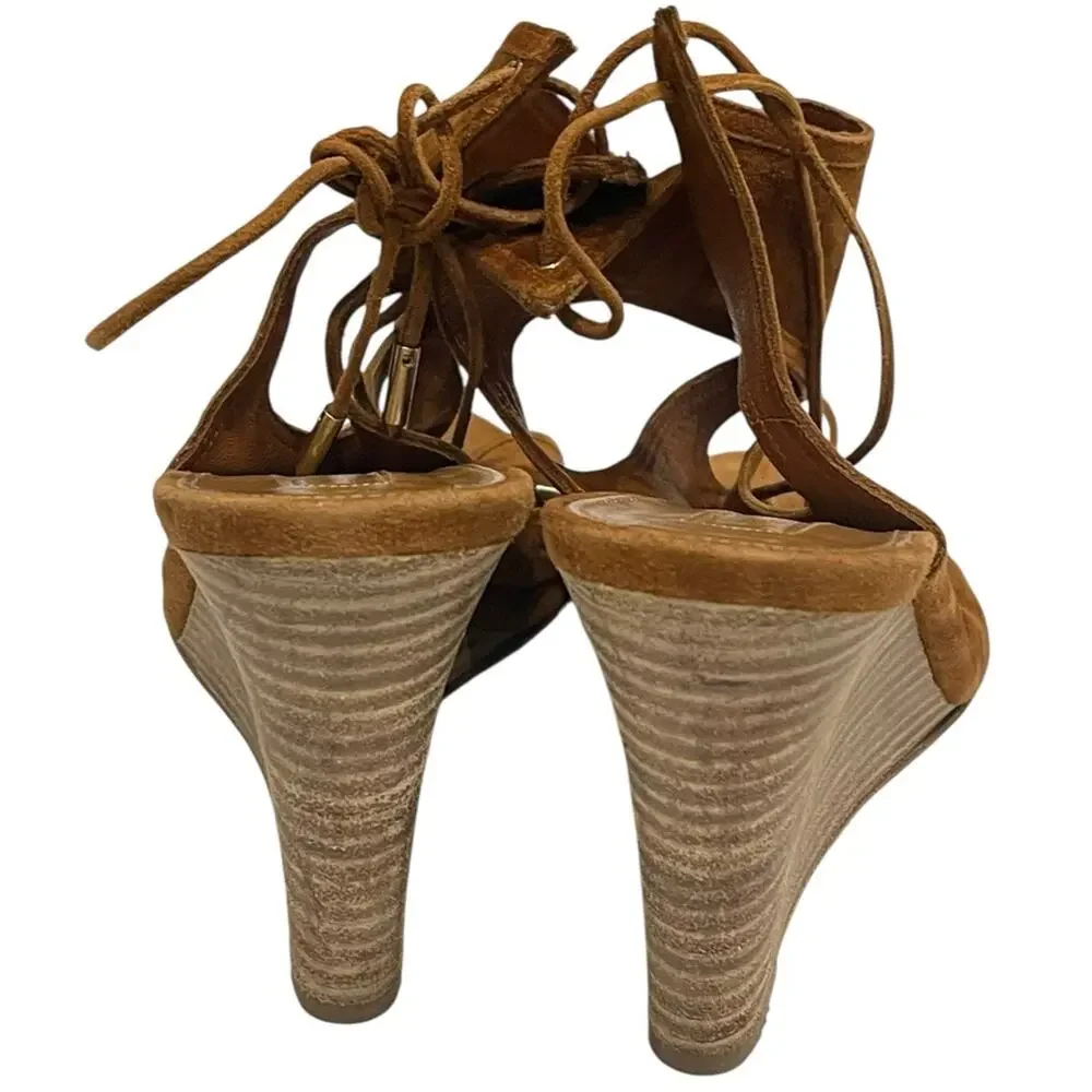 Aquazzura sexy thing suede wedge Size:40.5